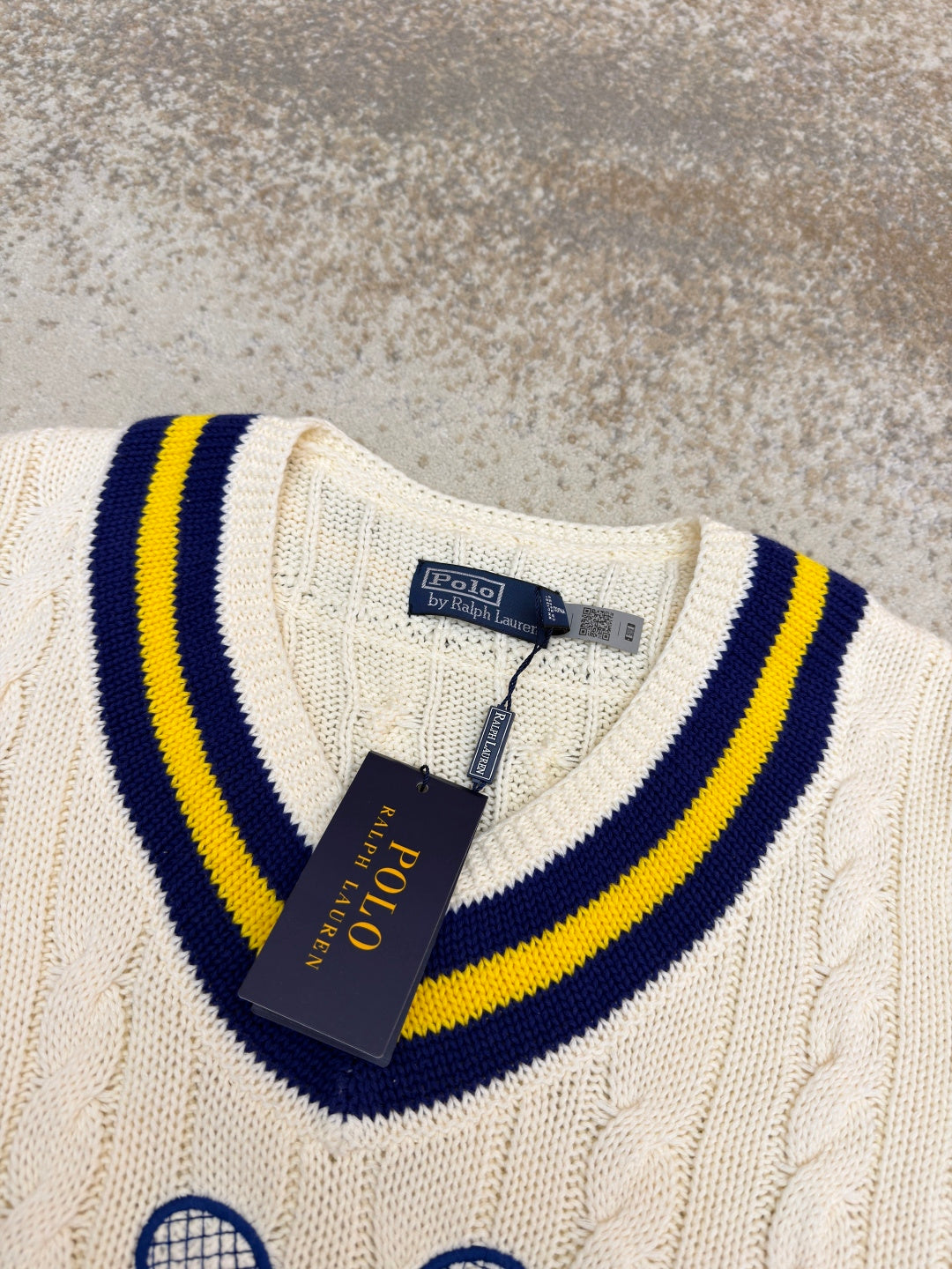 RALPH LAUREN 25S KNITTED TENNIS SWEATER 266