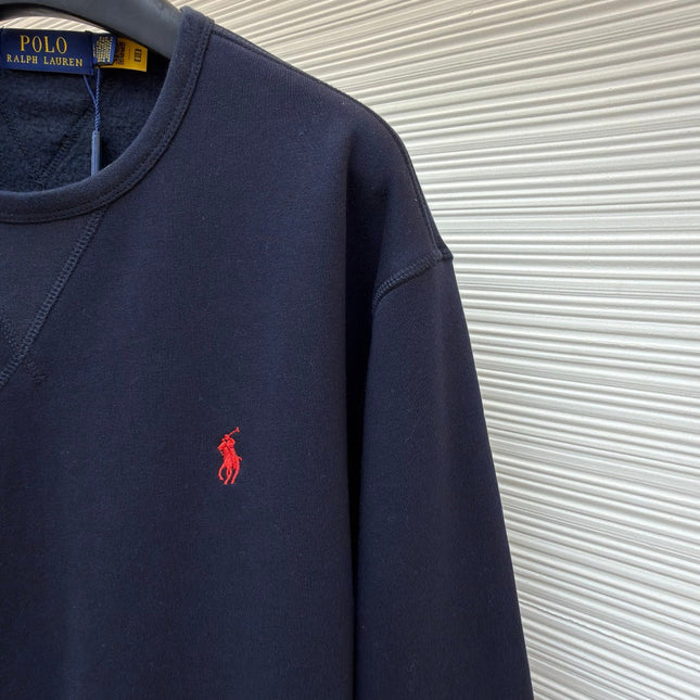 RALPH LAUREN 25S FLEECE SWEATSHIRT WITH EMBROIDERED LOGO 263