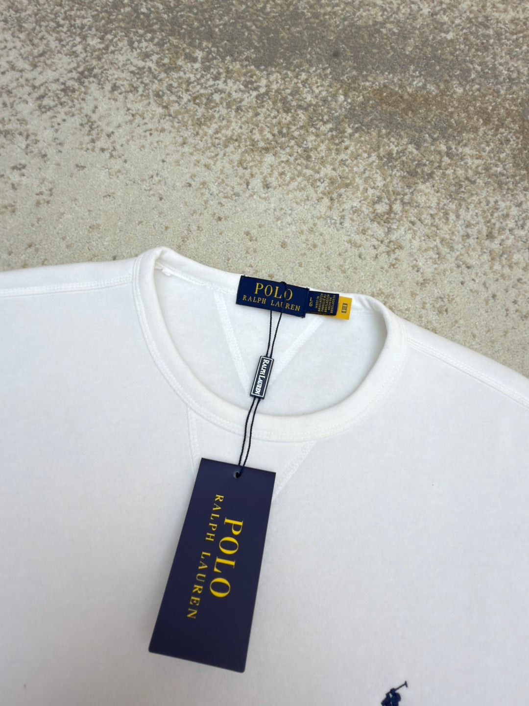 RALPH LAUREN 25S FLEECE SWEATSHIRT WITH EMBROIDERED LOGO 262