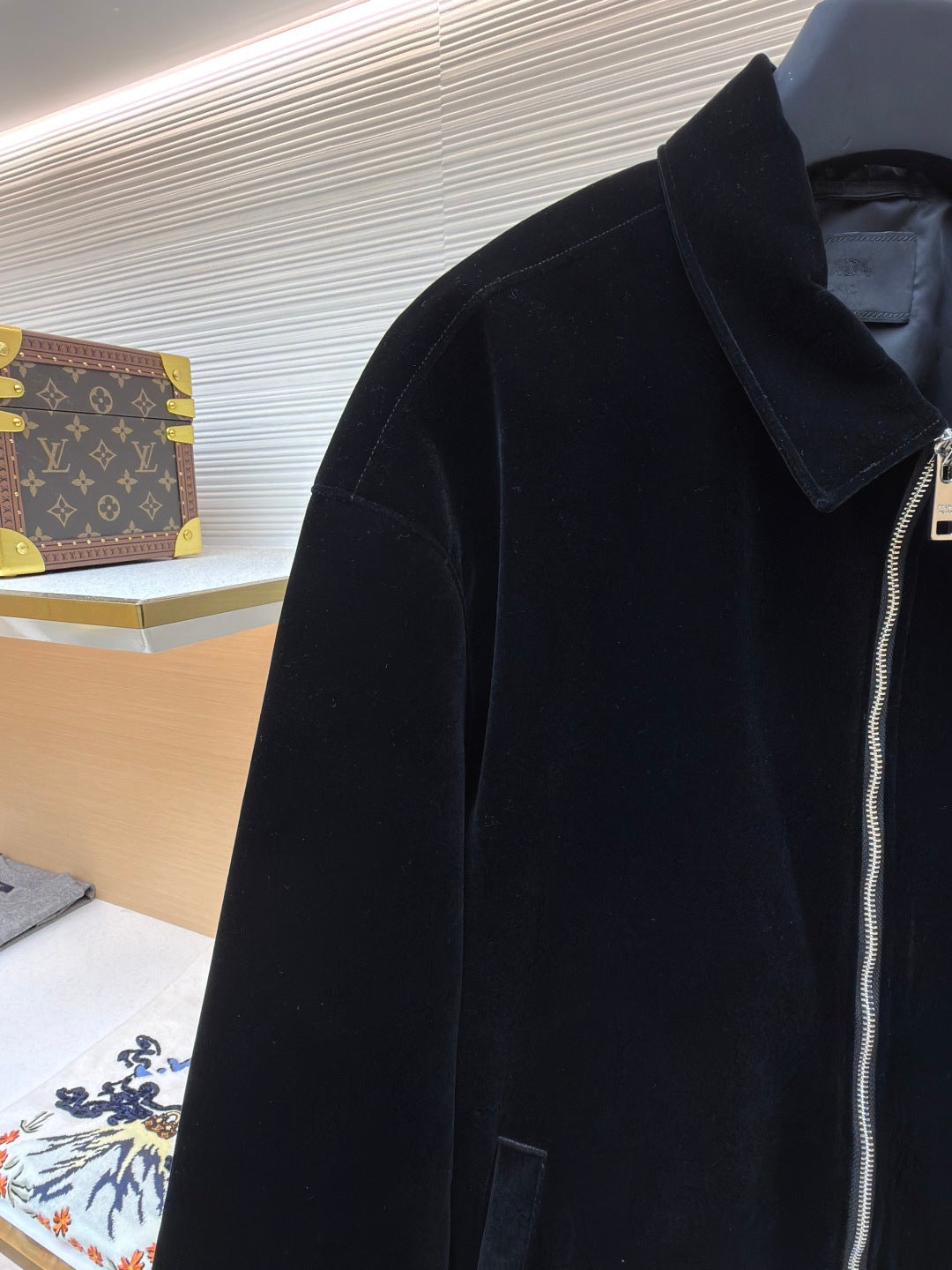 PRADA 25S VELVET JACKET 466