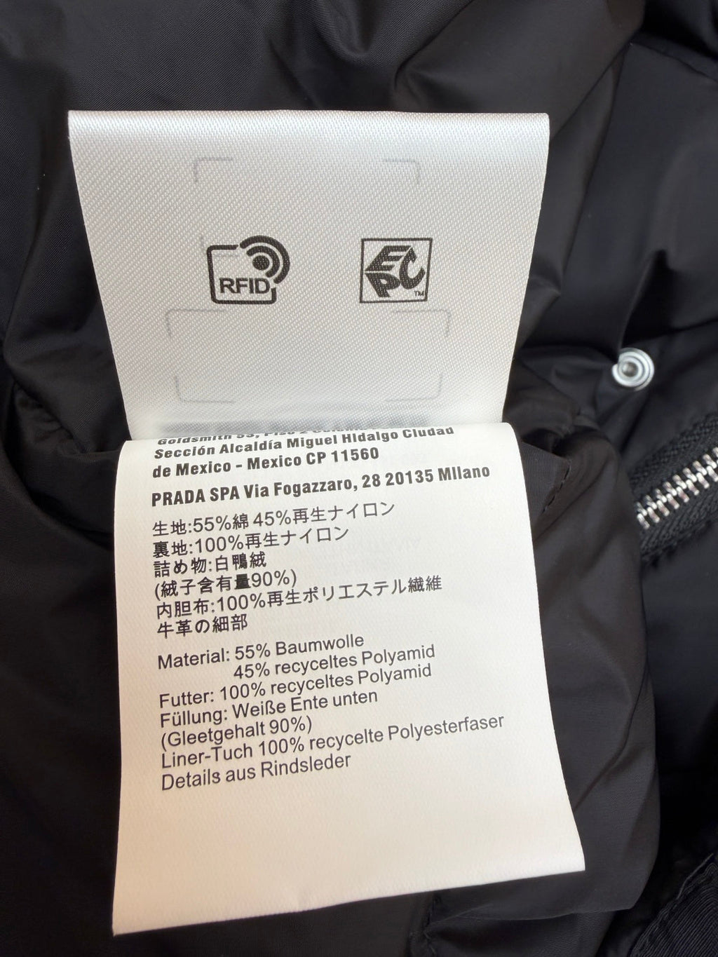 PRADA 25S PUFFER JACKET 460
