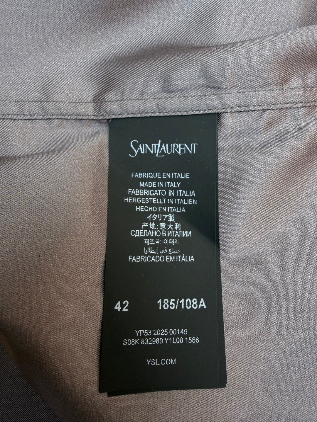YSL 26S SHORT SLEEVE SHIRT 362