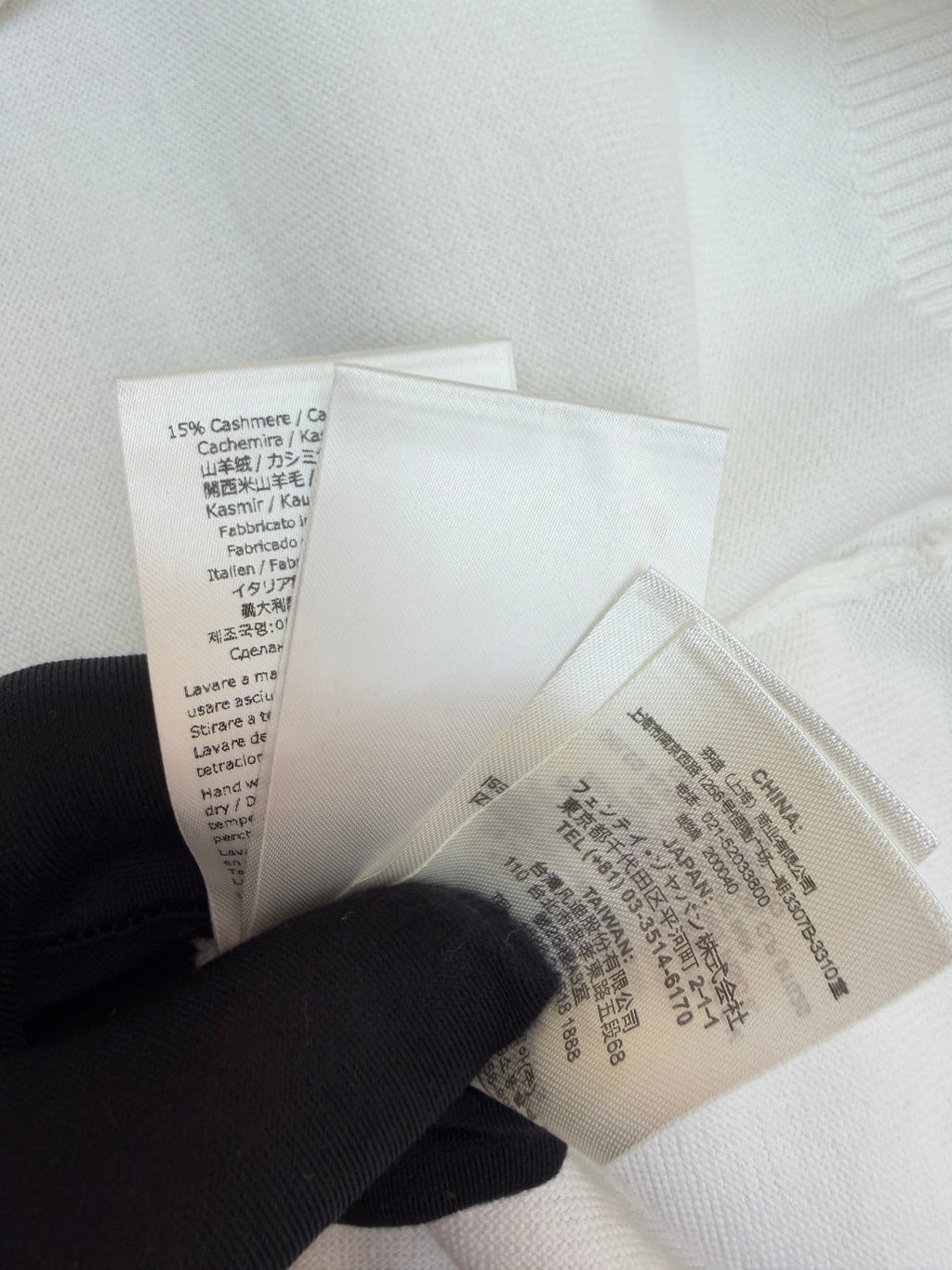 FENDI 26S SHORT SLEEVE KNIT 105