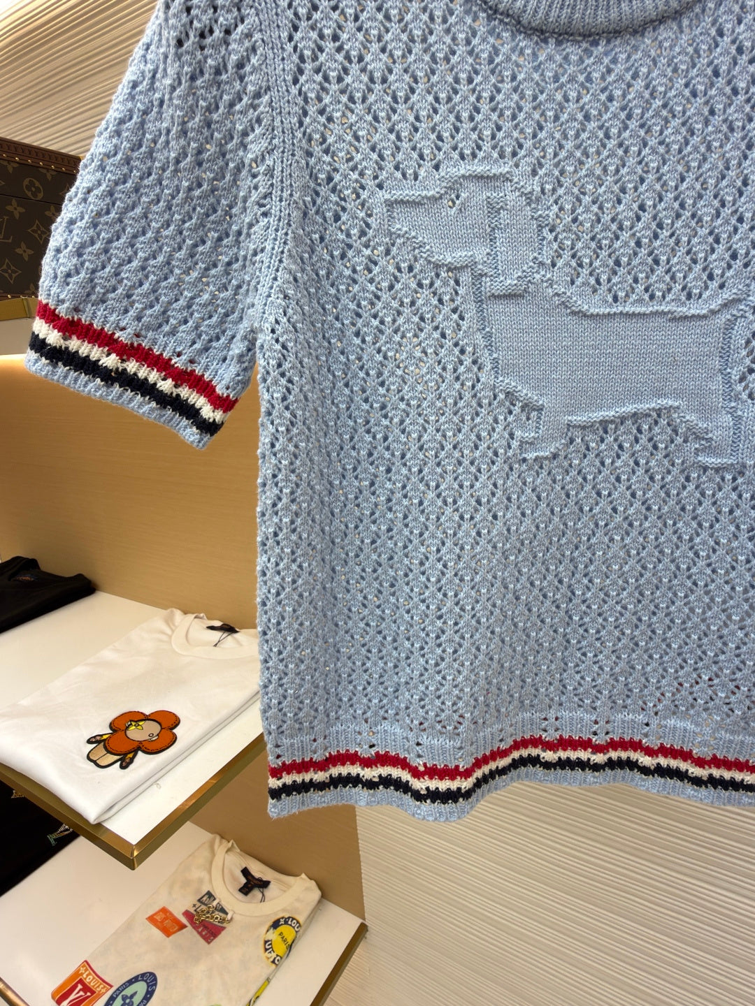 THOM 26S SHORT-SLEEVED KNIT TOP STYLE 155