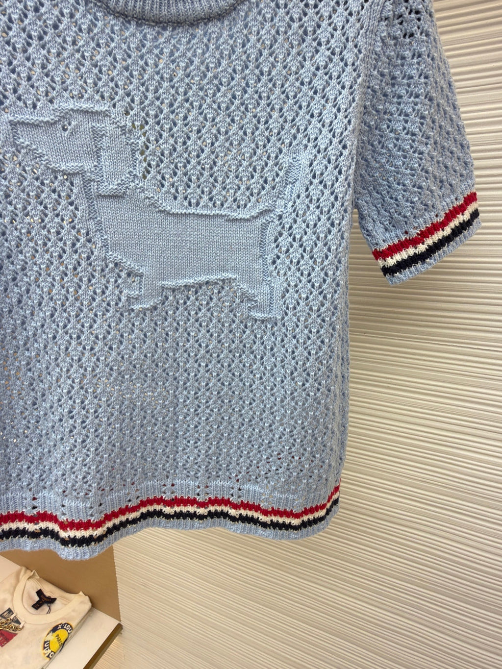 THOM 26S SHORT-SLEEVED KNIT TOP STYLE 155