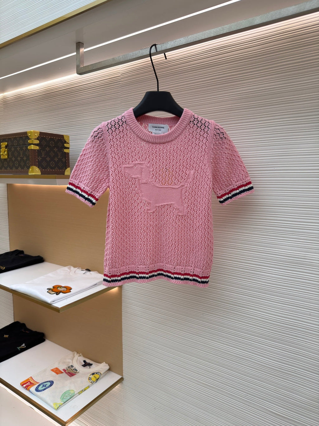 THOM 26S SHORT-SLEEVED KNIT TOP STYLE 157