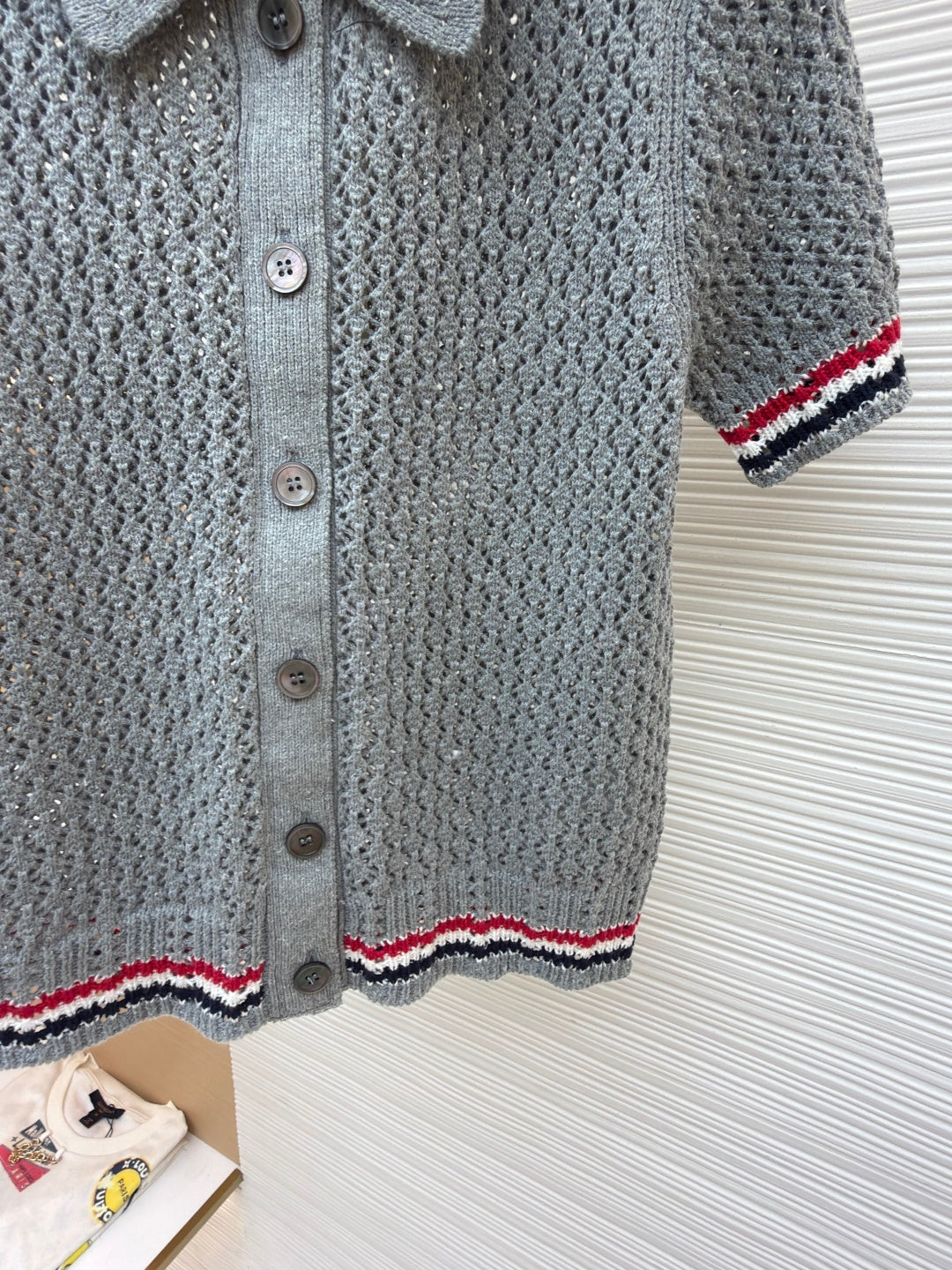 THOM 26S SHORT-SLEEVED KNIT POLO SHIRT STYLE 153