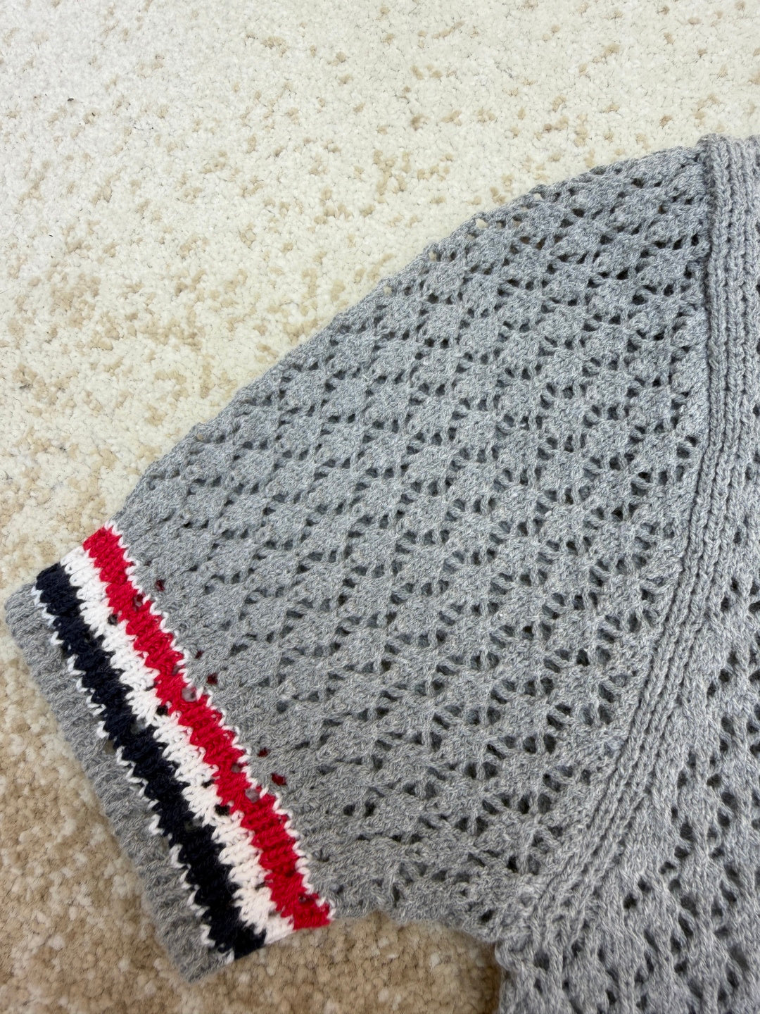 THOM 26S SHORT-SLEEVED KNIT POLO SHIRT STYLE 153