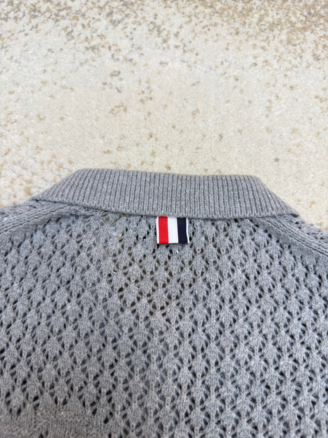 THOM 26S SHORT-SLEEVED KNIT POLO SHIRT STYLE 153