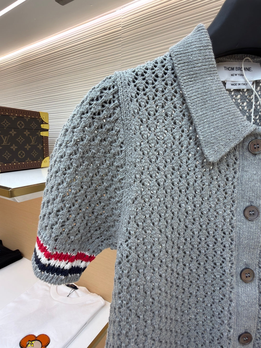 THOM 26S SHORT-SLEEVED KNIT POLO SHIRT STYLE 153