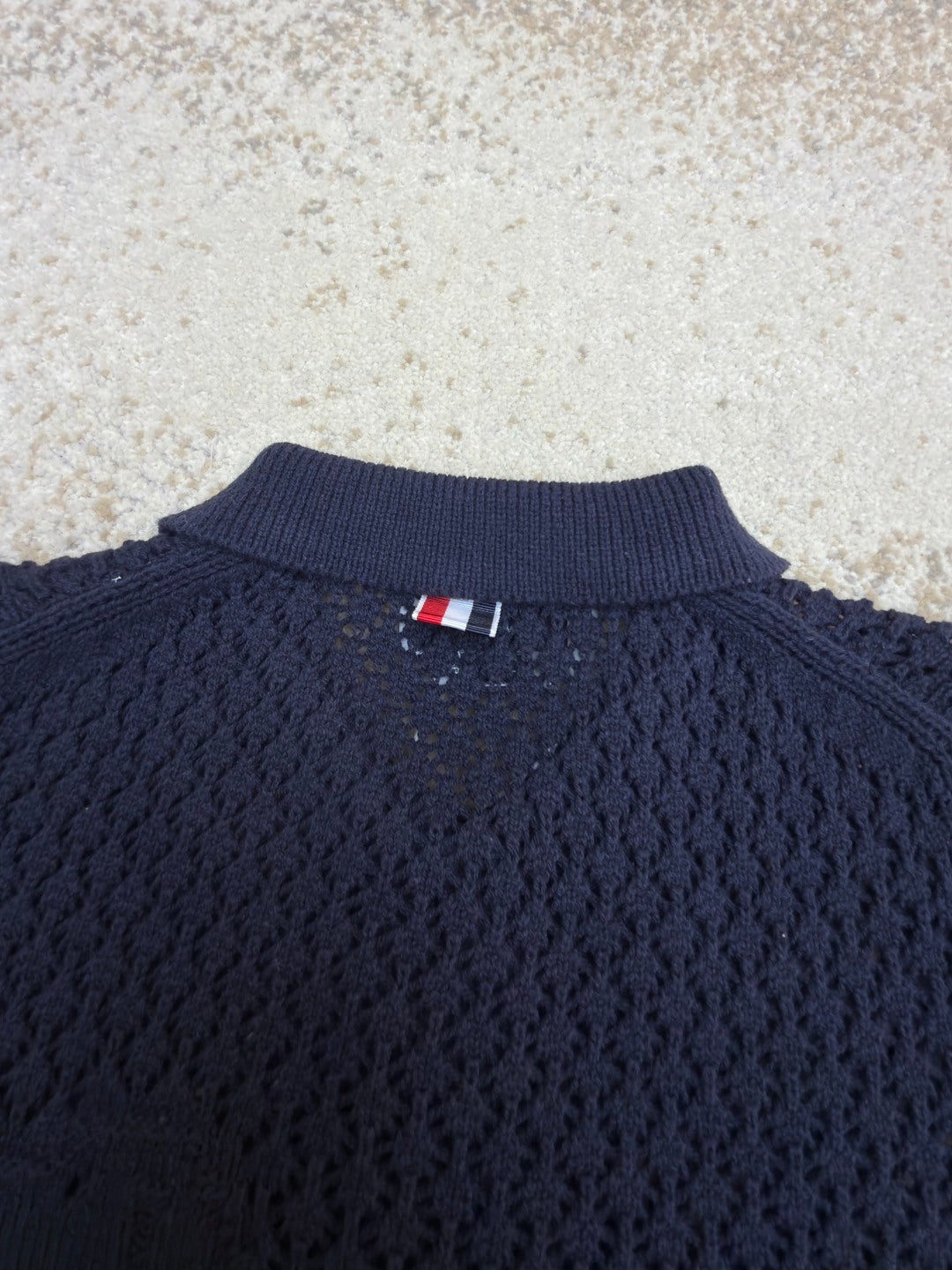 THOM 26S SHORT-SLEEVED KNIT POLO SHIRT STYLE 152