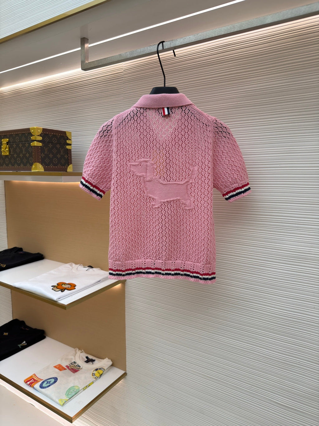 THOM 26S SHORT-SLEEVED KNIT POLO SHIRT STYLE 151