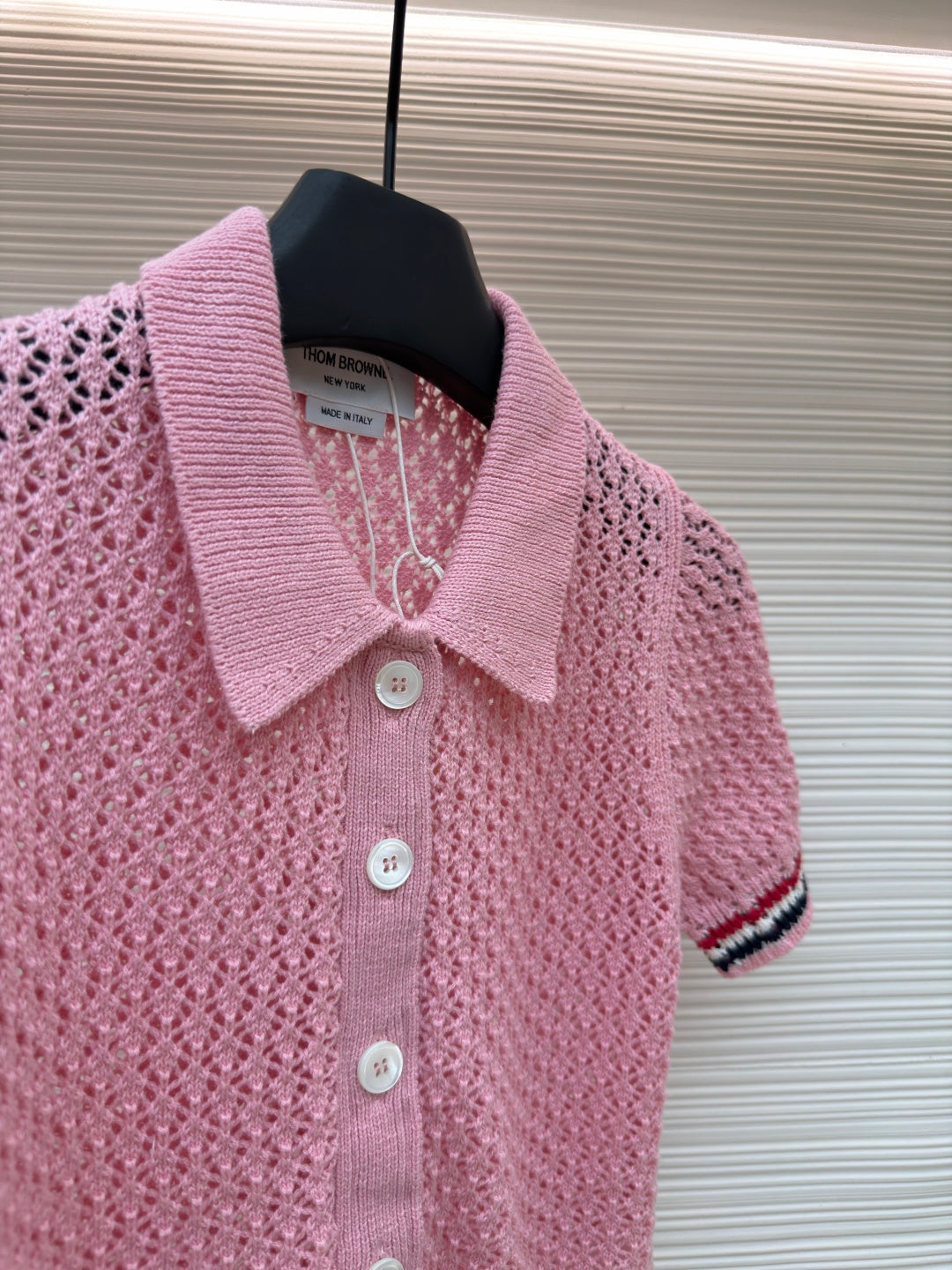 THOM 26S SHORT-SLEEVED KNIT POLO SHIRT STYLE 151