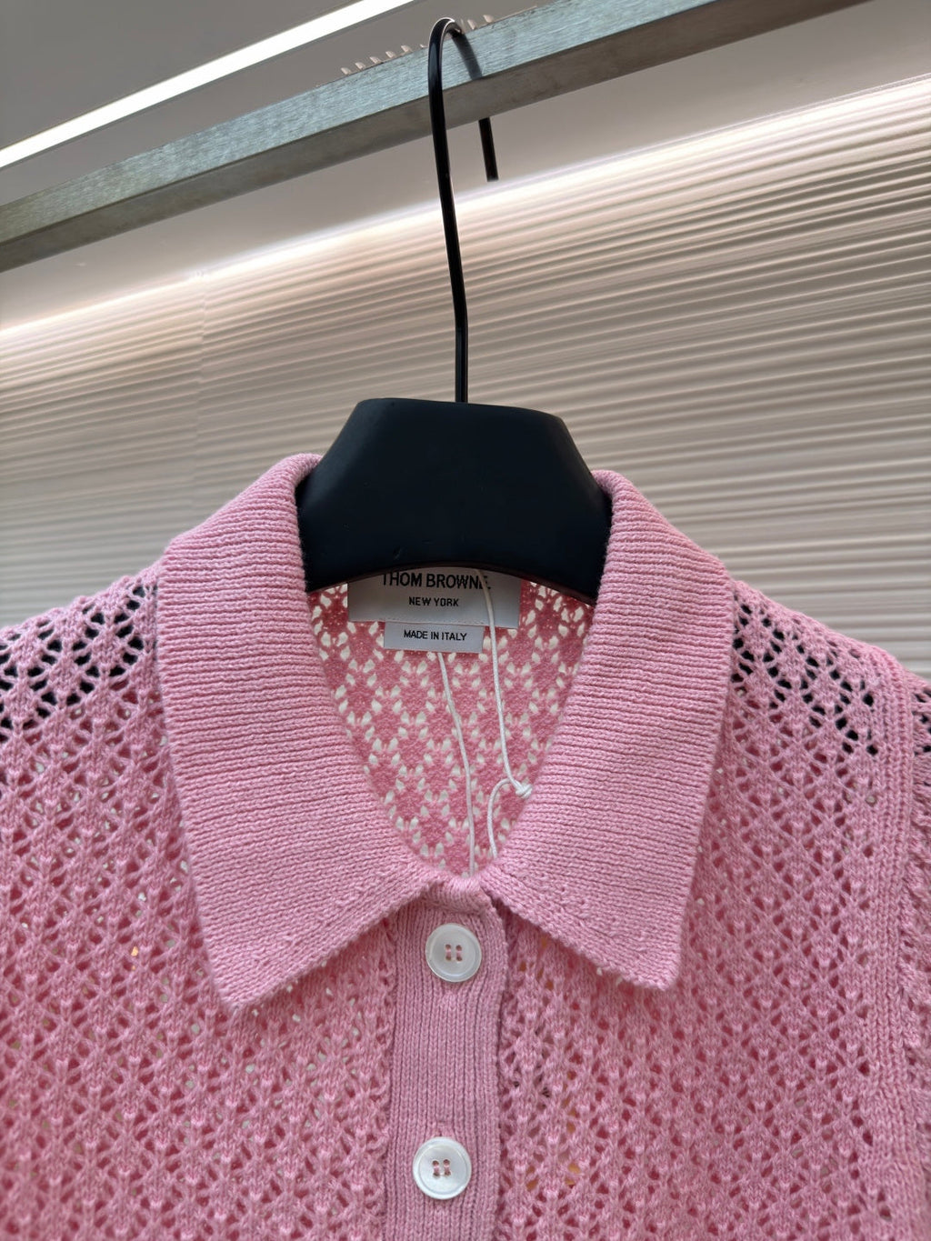 THOM 26S SHORT-SLEEVED KNIT POLO SHIRT STYLE 151