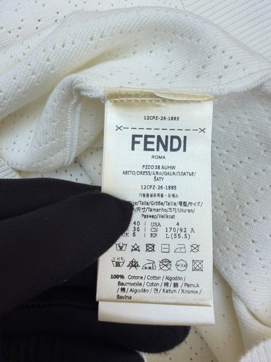 FENDI 26S KNIT POLO SHIRT 028