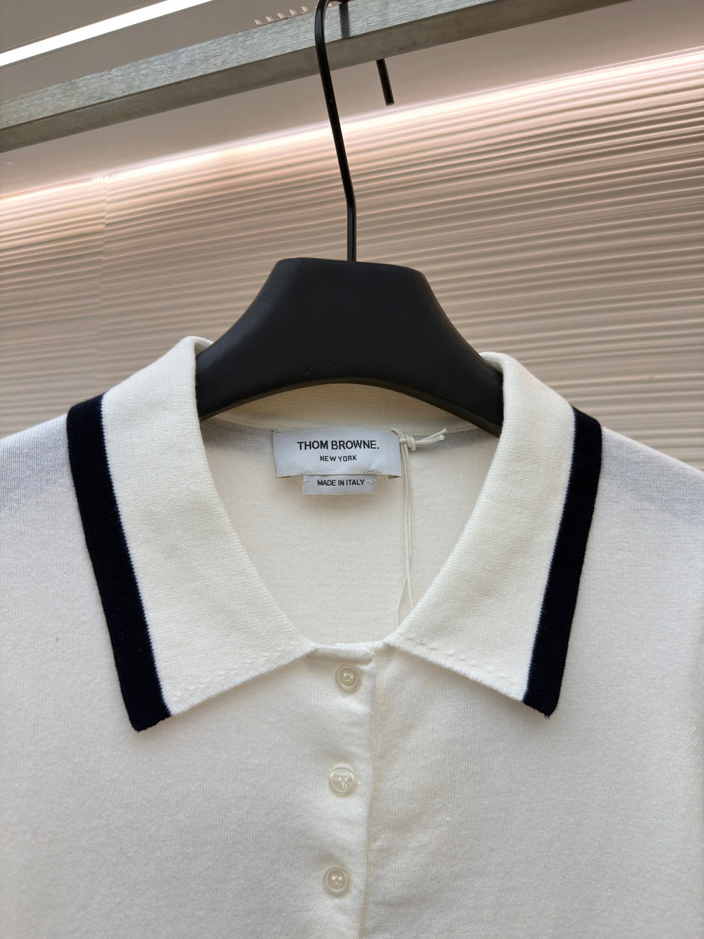 THOM 26S SHORT-SLEEVED KNIT POLO SHIRT STYLE 150
