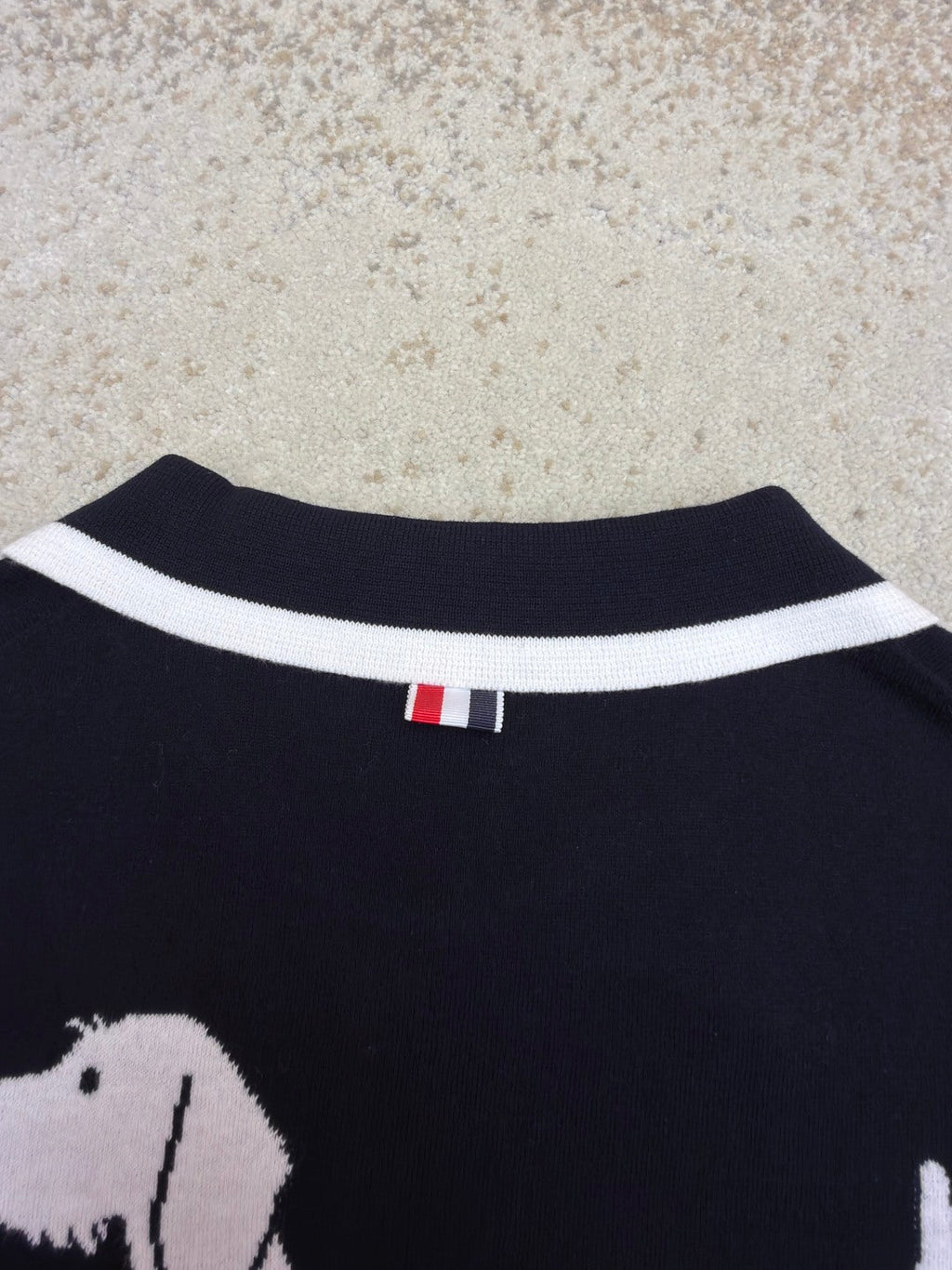 THOM 26S SHORT-SLEEVED KNIT POLO SHIRT STYLE 149