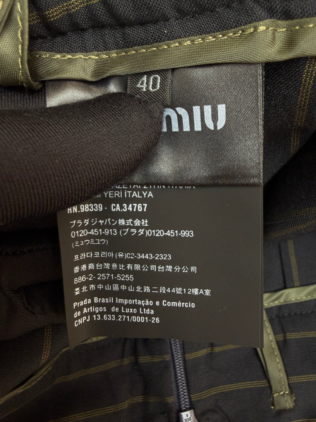 MIUMIU 26S PLEATED MINI SKIRT STYLE 1091