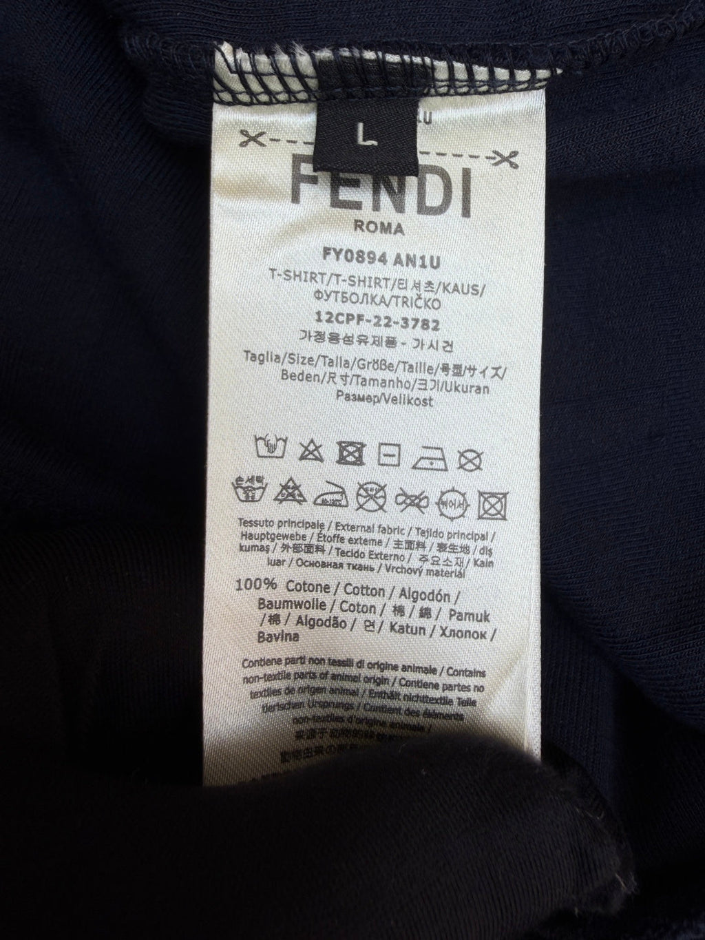 FENDI 26S SHORT SLEEVE T-SHIRT 001