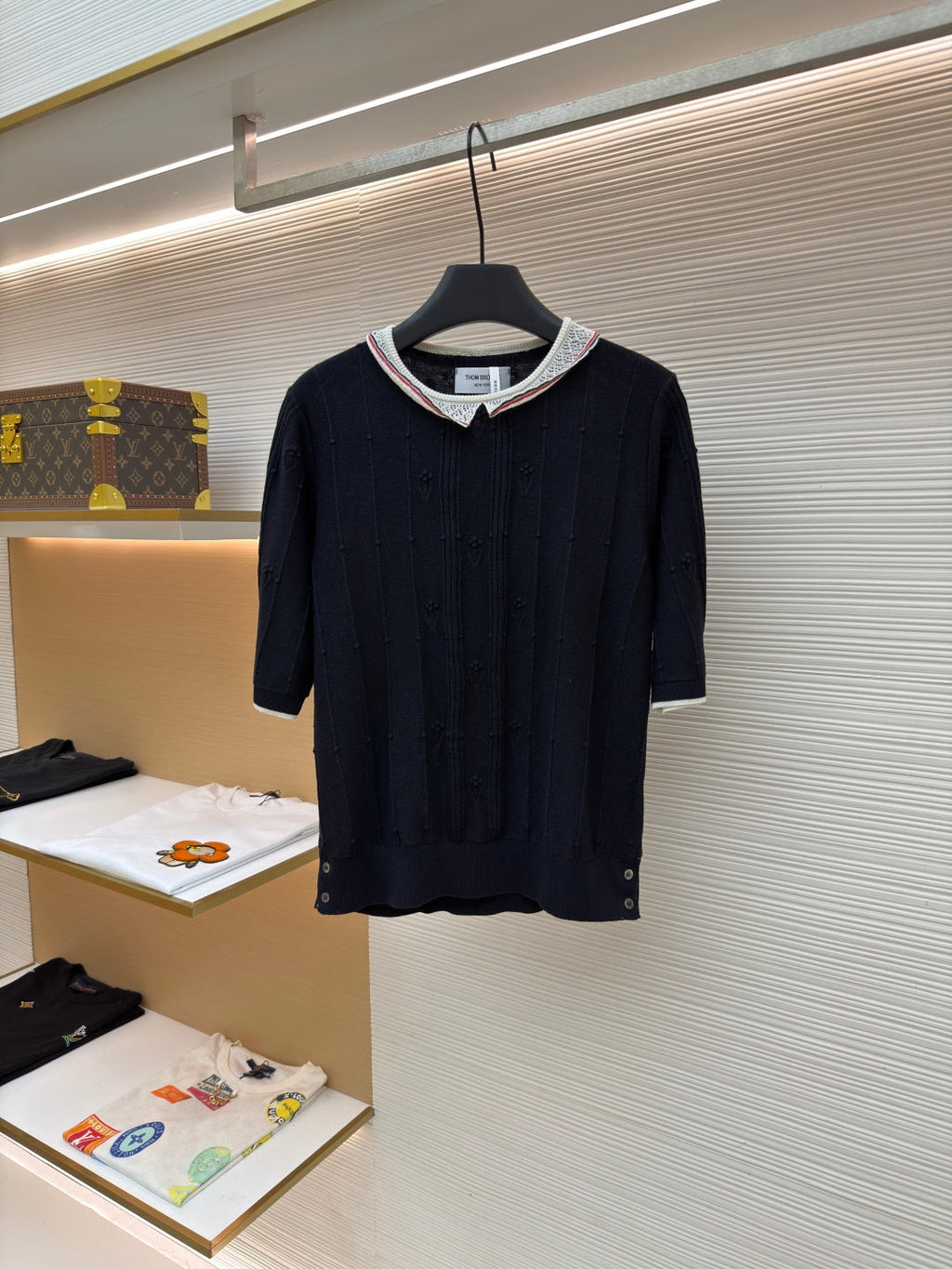 THOM 26S SHORT SLEEVE KNIT TOP STYLE 270