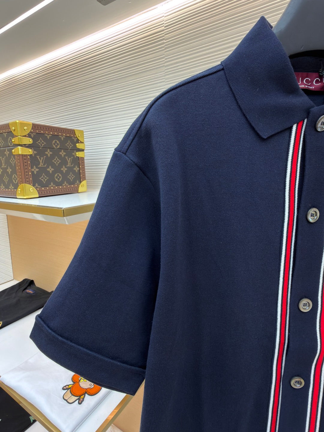 GUCCI 26S KNIT POLO CARDIGAN 293