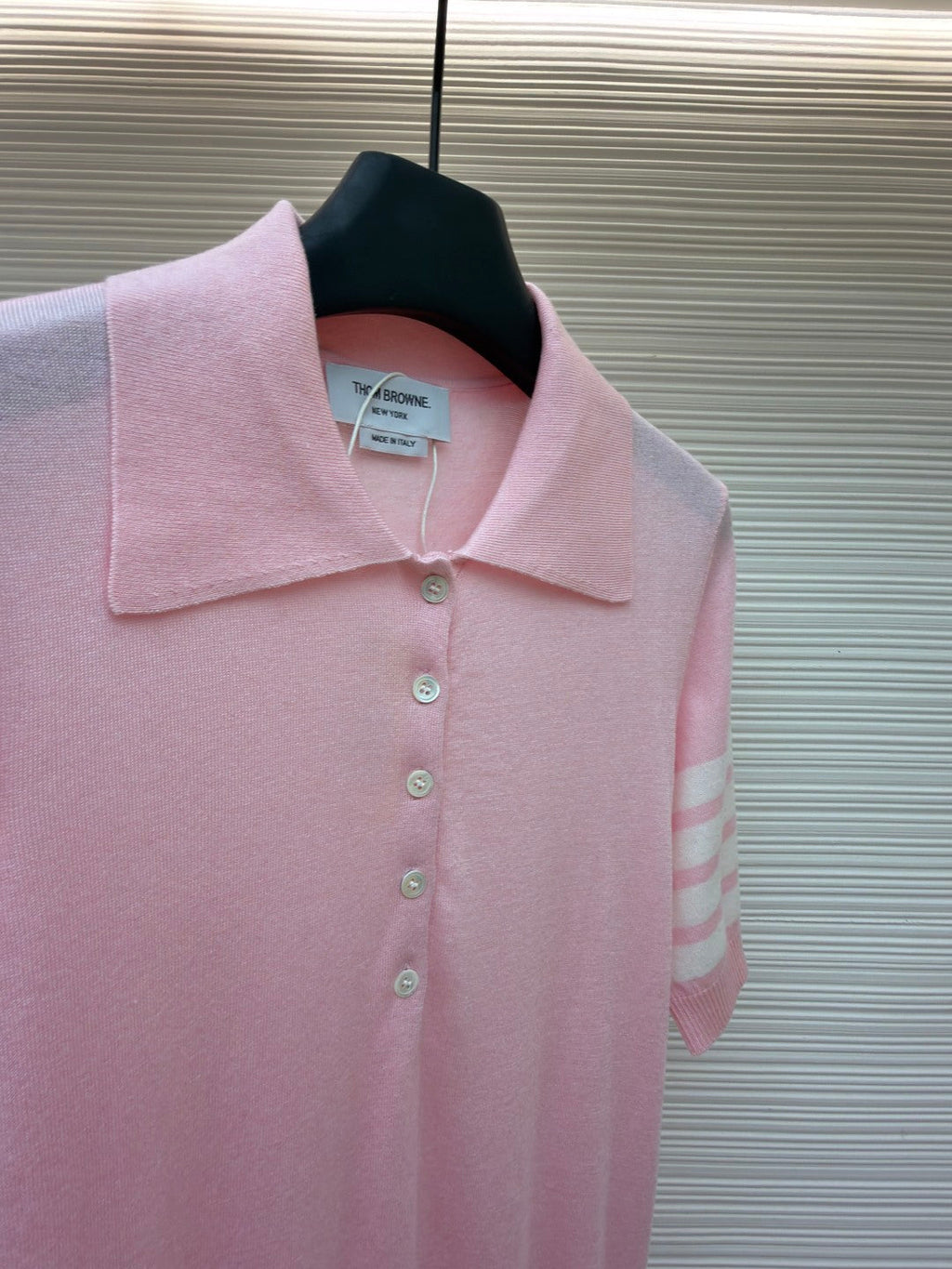 THOM 26S SHORT SLEEVE POLO KNIT TOP STYLE 241