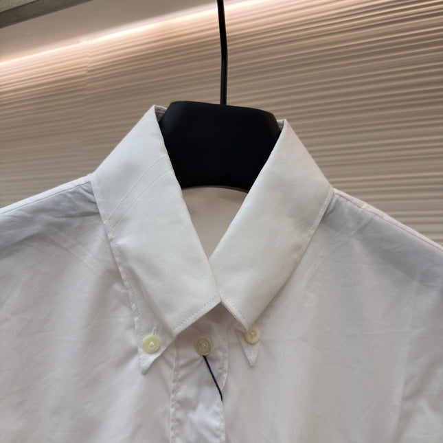 PRADA 26S SHORT-SLEEVE BUTTON-DOWN SHIRT 1161