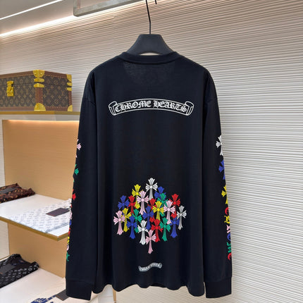 CHROME HEARTS 26S LONG-SLEEVE CREW-NECK T-SHIRT 100