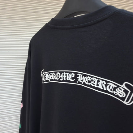 CHROME HEARTS 26S LONG-SLEEVE CREW-NECK T-SHIRT 100