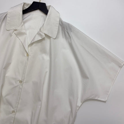 MAXMARA 26S SHORT-SLEEVE BELTED SHIRT 264