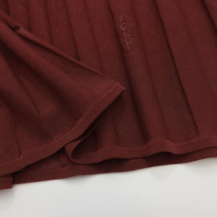 FENDI 26S SHORT-SLEEVE KNIT POLO TOP 327