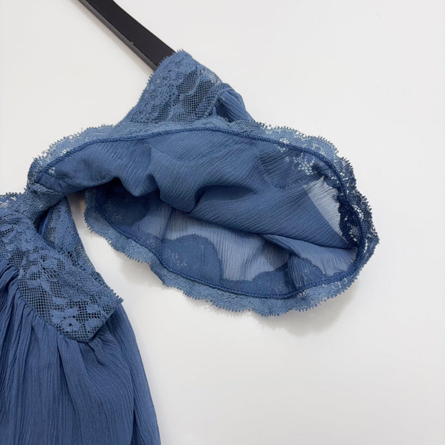 CHLOE 26S RUFFLED BLOUSON TOP STYLE 18