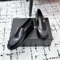 CHANEL 26S LOAFERS IN BLACK SMOOTH CALFSKIN WITH CC LOGO