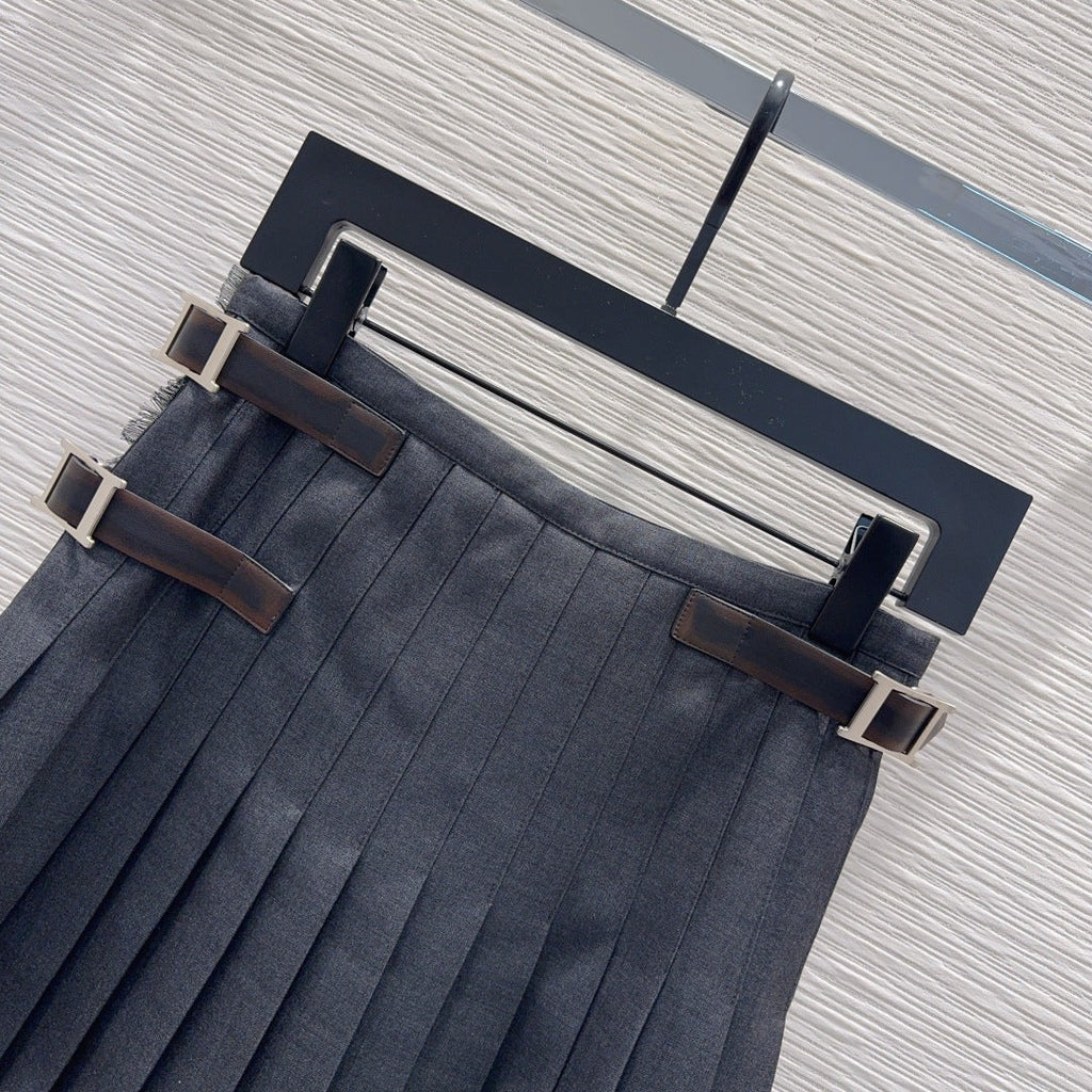 PRADA 26S PLEATED SKIRT 633