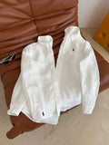 CLASSIC SHIRT OLD MONEY STYLE 25S IN LINEN 265753