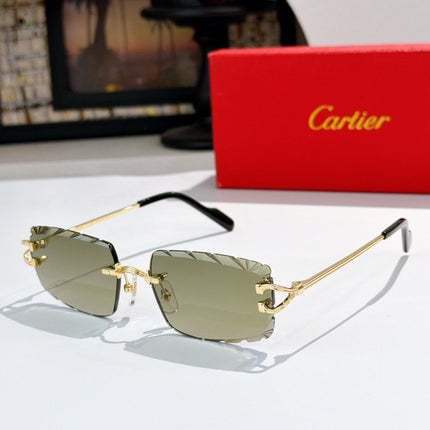 CARTIER 26S RIMLESS GEOMETRIC FRAME IN METAL 441534