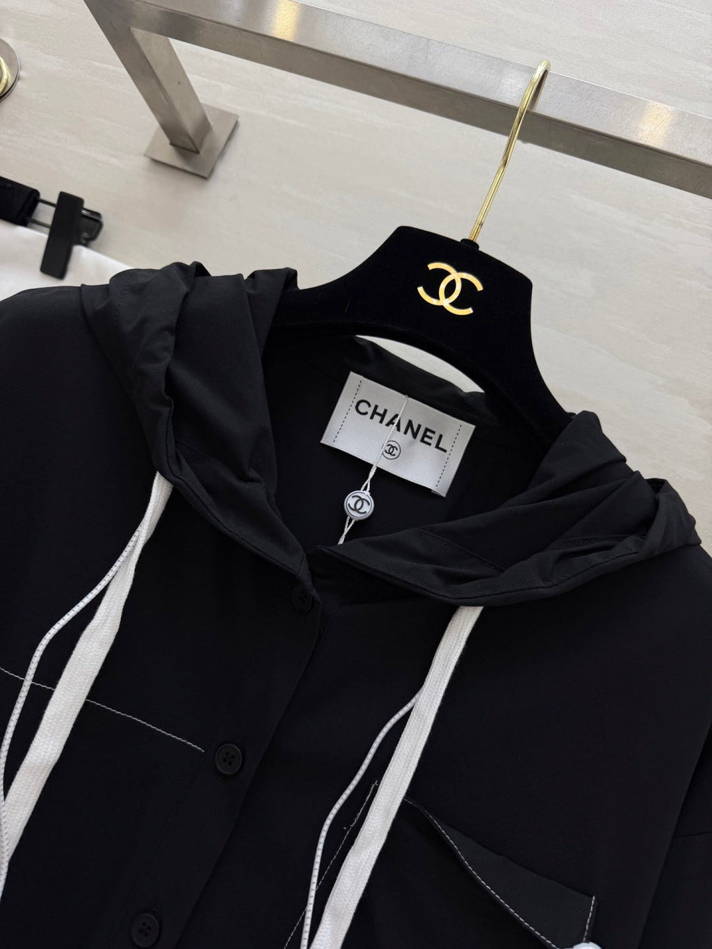 CHANEL 26S HOODED SHIRT STYLE 1024