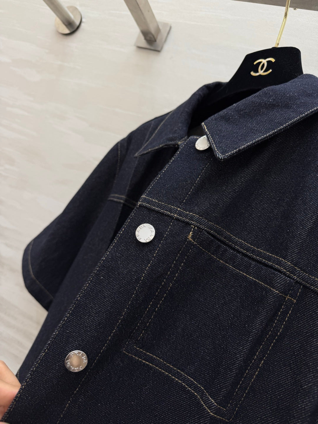 PRADA 26S DENIM SHIRT DRESS STYLE 897