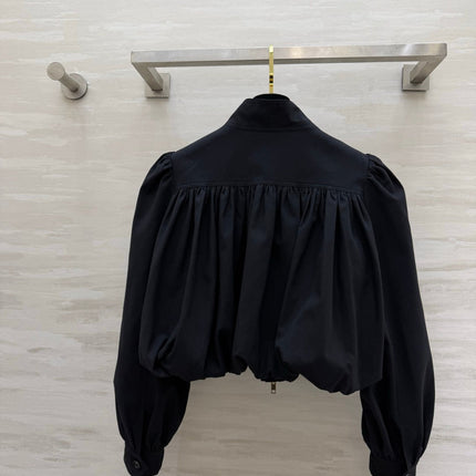 CHLOE 26S PLEATED CROPPED JACKET STYLE 72