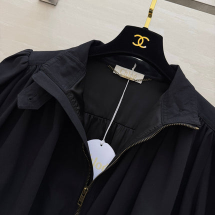 CHLOE 26S PLEATED CROPPED JACKET STYLE 72
