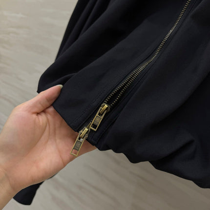 CHLOE 26S PLEATED CROPPED JACKET STYLE 72