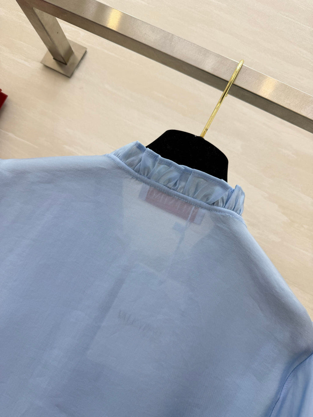 VALENTINO 26S RUFFLED COLLAR SHIRT 127