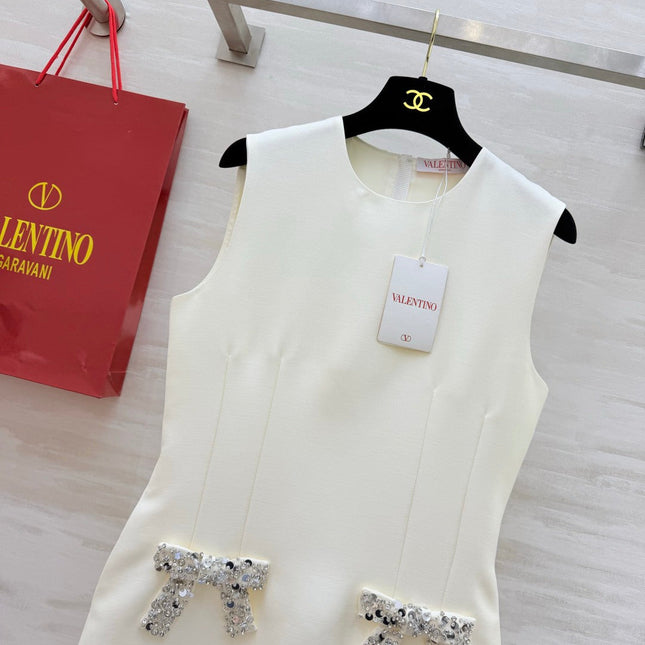 VALENTINO 26S SLEEVELESS DRESS 123