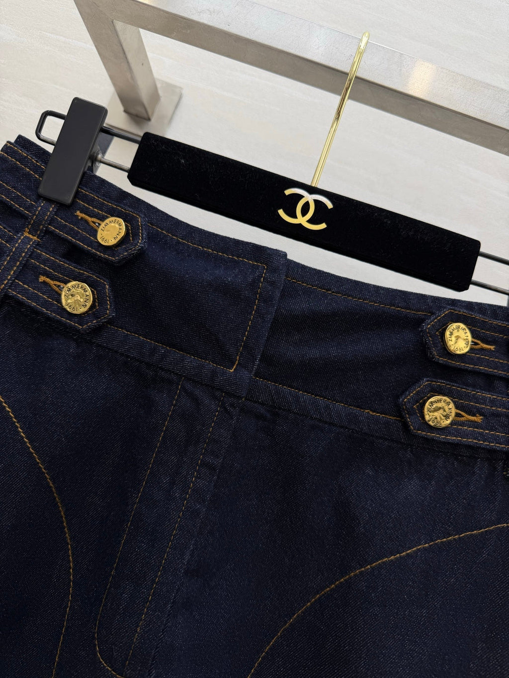 ZIMMERMANN 26S DENIM SKIRT STYLE 40