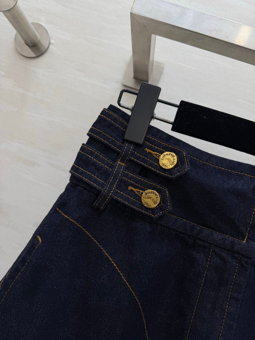 ZIMMERMANN 26S DENIM SKIRT STYLE 40