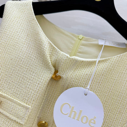 CHLOE 26S SLEEVELESS SHIFT DRESS STYLE 56