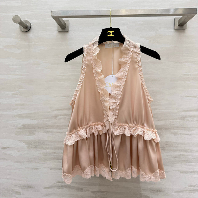 CHLOE 26S V-NECK SLEEVELESS TOP STYLE 48