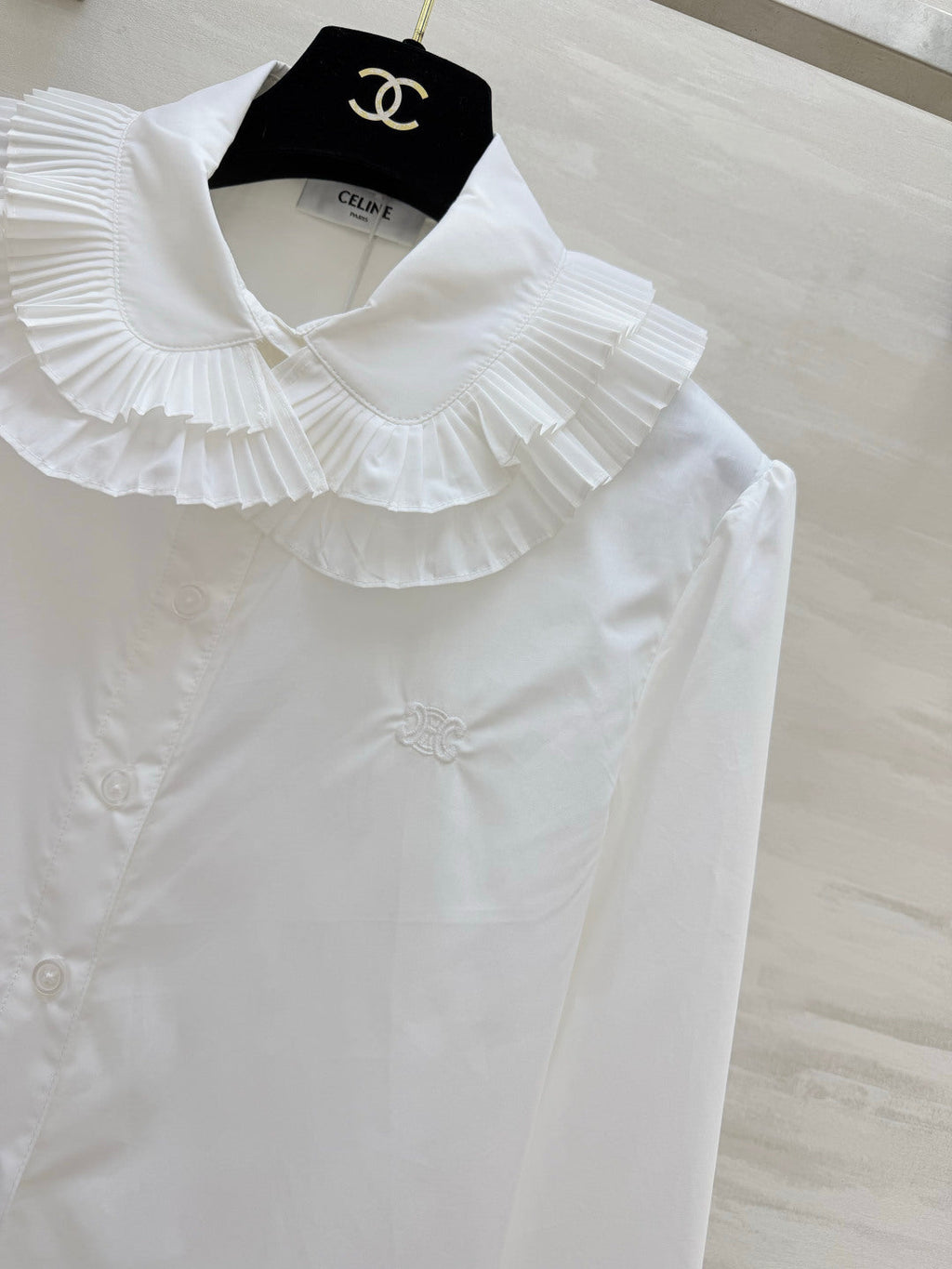 CELINE 26S WHITE SHIRT 456