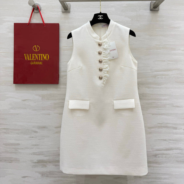 VALENTINO 26S SLEEVELESS MINI DRESS 451