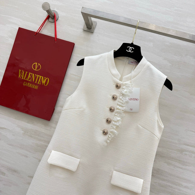 VALENTINO 26S SLEEVELESS MINI DRESS 451